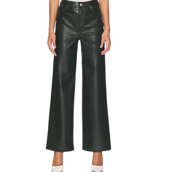 BlankNYC Faux Leather Franklin Rib Cage Straight in Deep Forest - Picture 1 of 13